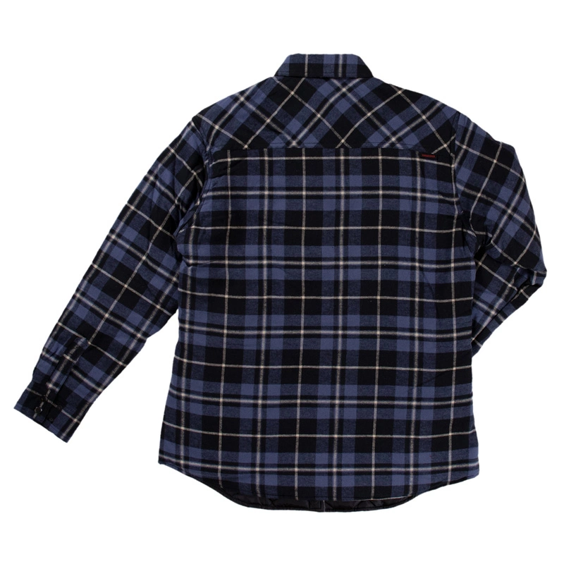 Custom Design Casual Dark Plaid Pattern Fancy Long Sleeve Flannel Plaid Cotton Shirts for Men